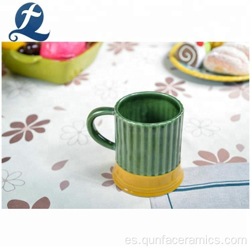 Taza de cerámica impresa personalizada al por mayor de las tazas de té del café